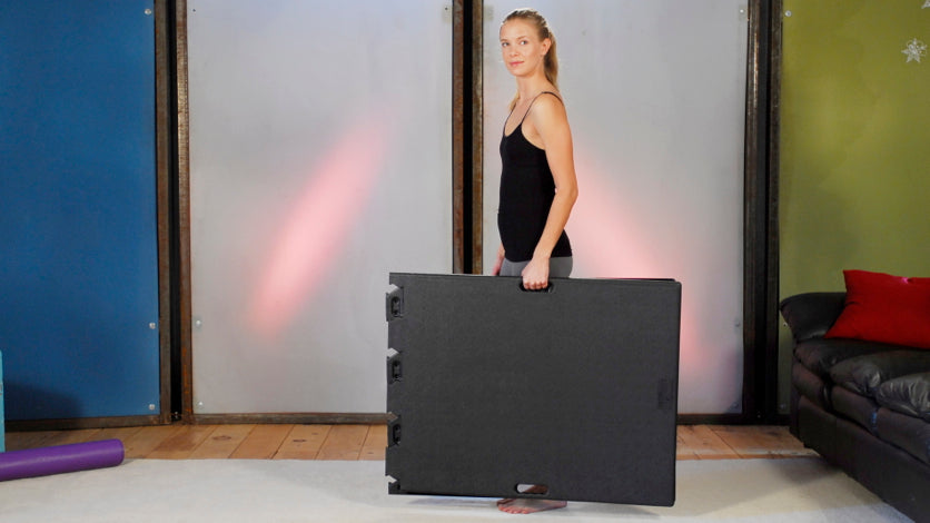 LifeBoard - Portable Floor to Enhance Yoga, Pilates or Ballet Barre Exercise At Home on Carpet or Outdoors